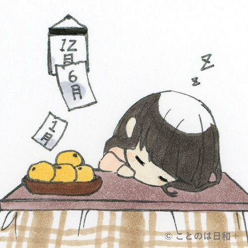 年頭月尾 イラスト 四字熟語 意味