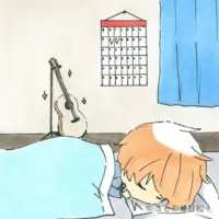 三日坊主（みっかぼうず）を表すイラスト