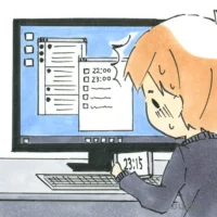 無為無能（むいむのう）を表すイラスト