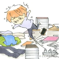 目茶目茶（めちゃめちゃ）を表すイラスト