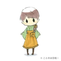 和洋折衷（わようせっちゅう）を表すイラスト