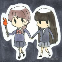 一蓮托生（いちれんたくしょう）を表すイラスト